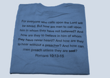 Sent Evangelization T-Shirt - Blue