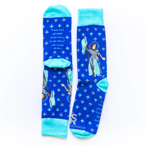 St. Joan of Arc Socks-(Adult Size)