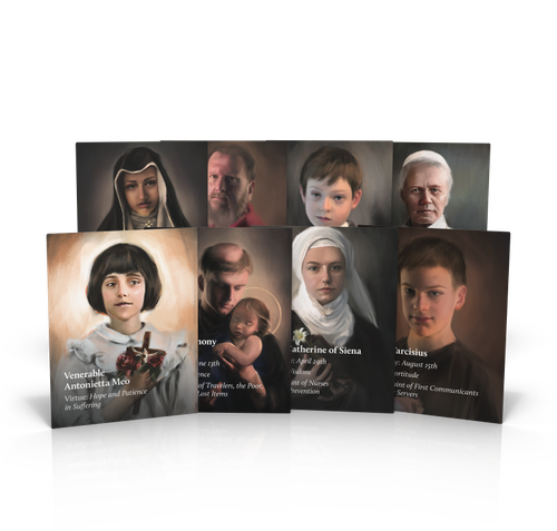 Signs of Grace - You Are Loved - Saint Prayer Cards (20-Packs of 8 Featured Saints)