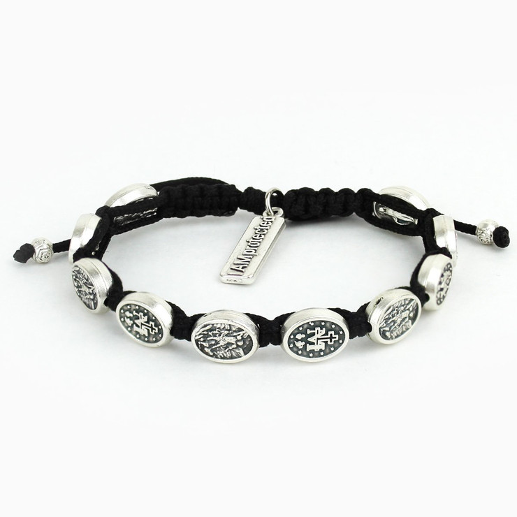 Metal bracelet - Black/Silver-coloured - Men | H&M IN