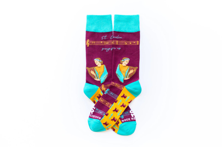 St. Cecilia Socks (Adult Size)