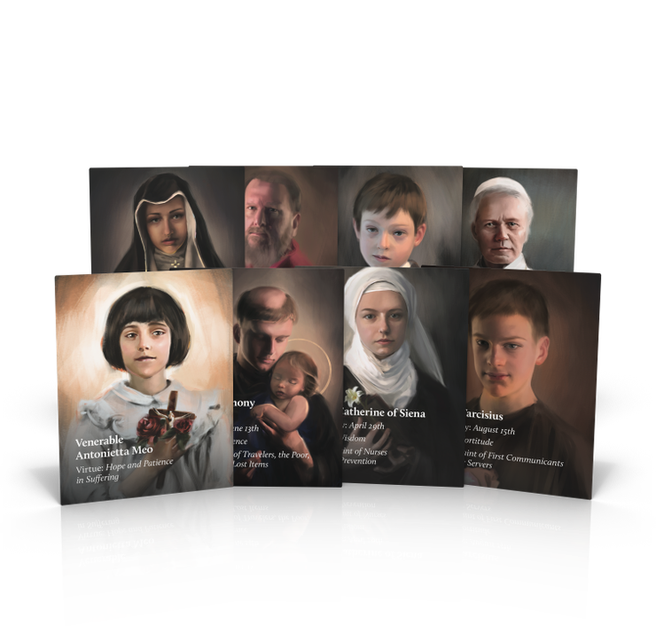 Signs of Grace - You Are Loved - Saint Prayer Cards (20-Packs of 8 Featured Saints)