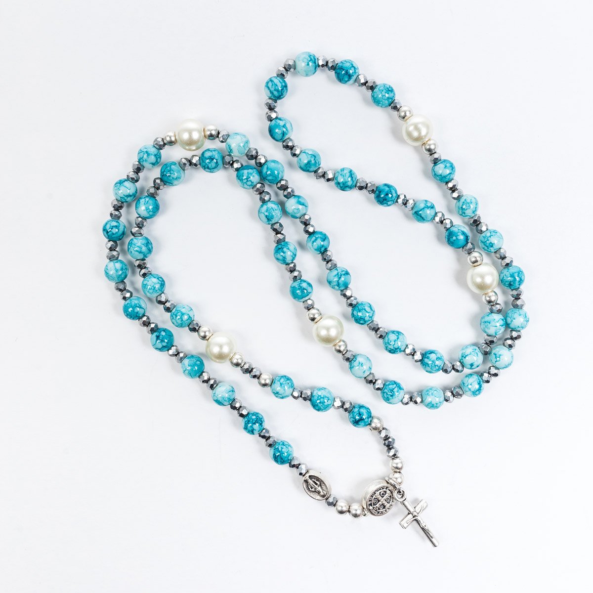 Rosary Adjustable Bracelet in 18k gold over sterling silver – Miabella