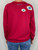 SOLD OUT Evil Eye Vintage Sweatshirt - Red