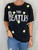 SOLD OUT Daisies Vintage T-Shirt - Black 2