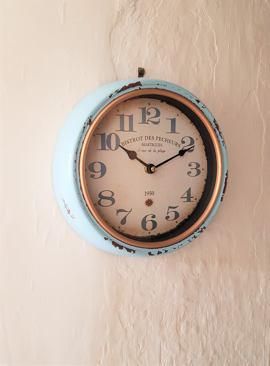 Distressed Wall Clock