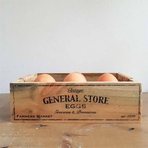 Wooden Egg Crate