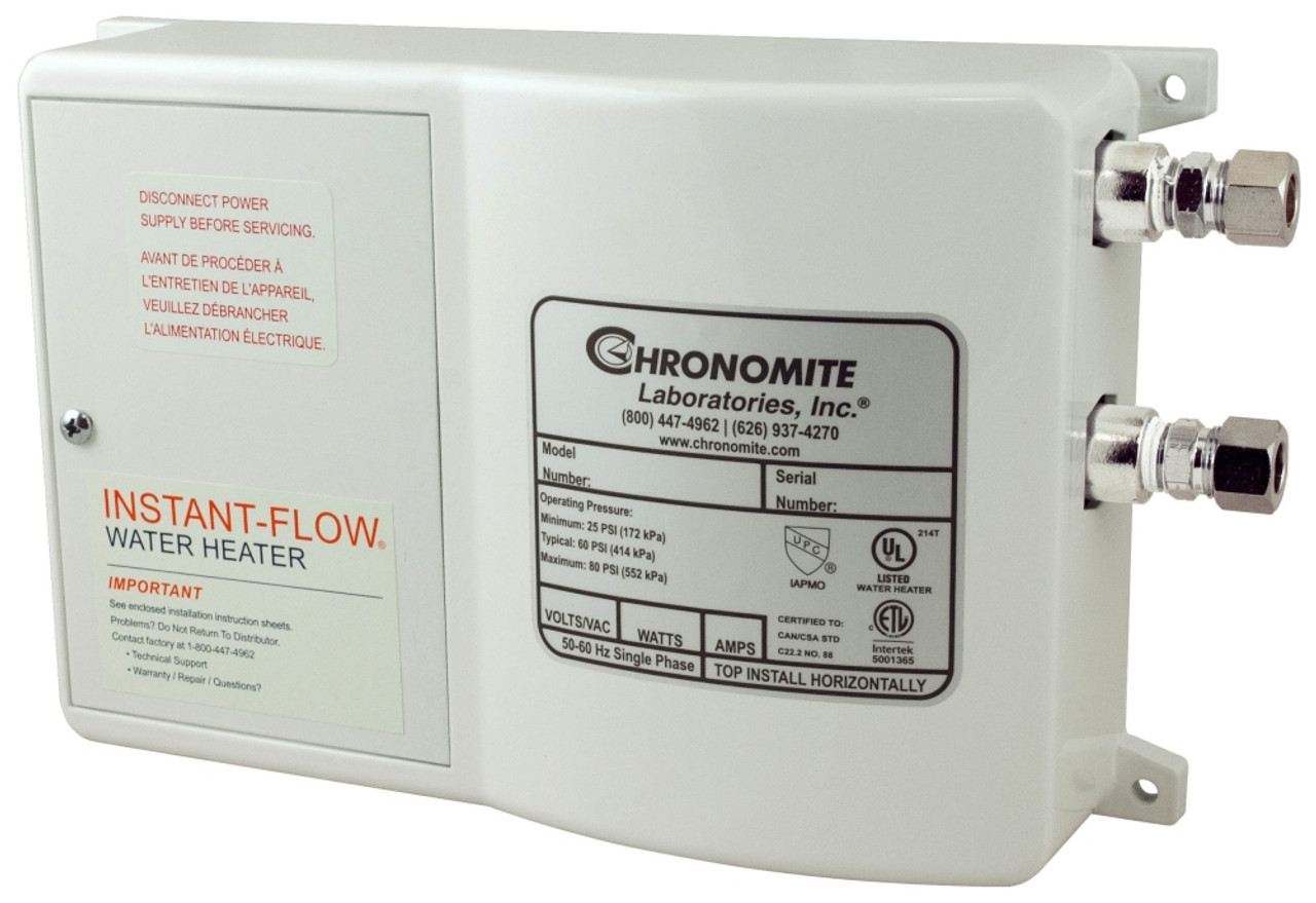 CHRONOMITE SR20L 277v HEATER 20 AMP UNDER COUNTER WATER HEATER