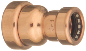 COPPERLOC 3/4" x 1/2" C x C PUSH COUPLING COPPERLOC 3/4" x 1/2" C x C PUSH COUPLING