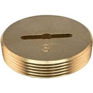 6" UPC BR C/S 5/16 TAP PLUG