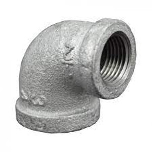 1" x 3/4" GALVANIZED REDUCING 90 ELBOW