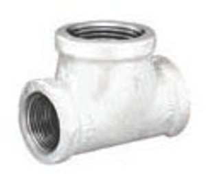 1-1/2" x 1-1/4" x 1/2" GALVANIZED TEE 1-1/2" x 1-1/4" x 1/2" GALVANIZED TEE