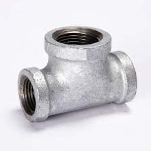 3/4" x 1/2" x 1/2" GALVANIZED TEE 3/4" x 1/2" x 1/2" GALVANIZED TEE