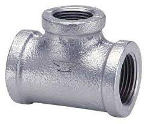 3/4" x 1/2" x 3/4" GALVANIZED TEE