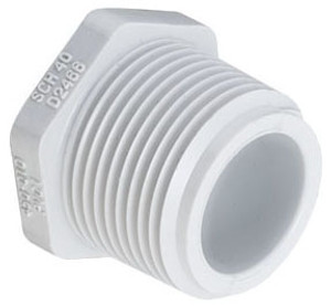 450-020 2" PVC THREAD PLUG SCHEDULE 40 450-020 2" PVC THREAD PLUG SCHEDULE 40