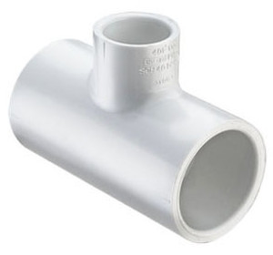 401-101 3/4" x 1/2" PVC 40 SSS TEE 401-101 3/4" x 1/2" PVC 40 SSS TEE
