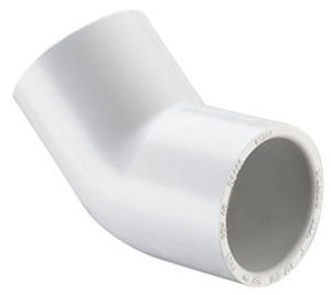 417-010 1" PVC SS 45 ELL 417-010 1" PVC SS 45 ELL