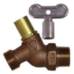 #253LKLF 1/2 FIP RB HOSE BIBB L/KEY