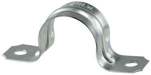 4 GALVANIZED PIPE STRAPS (10)