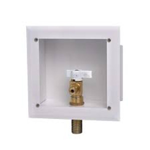 OATEY 38983 METAL WASHING MACHINE BOX 1/4" TURN BALL VALVE