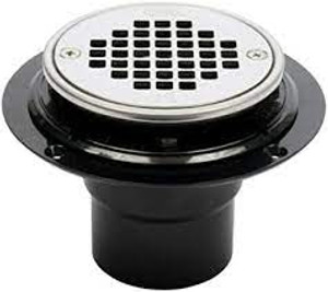 OATEY 42262 2" ABS ROUND LOW D PROFILE DRAIN