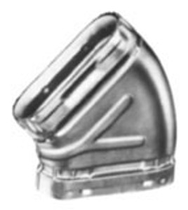 4045F OVAL DBL WALL FLAT 45 ELL 4045F OVAL DBL WALL FLAT 45 ELL