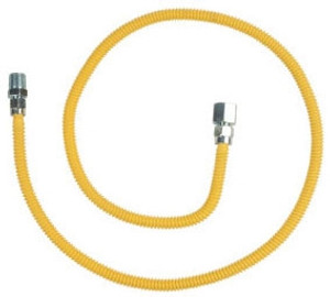 GAS FLEX 3/8 OD x 48^ less VALVE