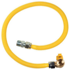 GAS FLEX 5/8 OD x 36^ w/ANGLE VALVE