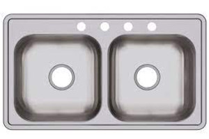 DAYTON D23319-4 STAINLESS STEEL SINK 33" x 19" x 6.4375" DAYTON D23319-4 STAINLESS STEEL SINK 33" x 19" x 6.4375"
