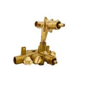 MOEN 3330 ROUGH IN M-PACT 2 HANDLE TUB/SHOWER TRANSFER PRESSURE BALANCE 3 FUNCTION VALVE MOEN 3330 ROUGH IN M-PACT 2 HANDLE TUB/SHOWER TRANSFER PRESSURE BALANCE 3 FUNCTION VALVE