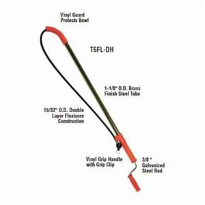 GENERAL WIRE T6FL-DH CLOSET AUGER WITH DOWN HEAD GENERAL WIRE T6FL-DH CLOSET AUGER WITH DOWN HEAD