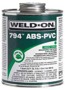 794 GREEN PVC/ABS GLUE 1/2 PINT