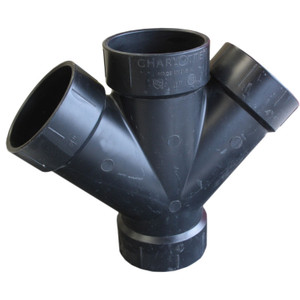 2380 4" x 2" ABS DOUBLE WYE