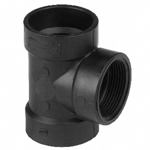 2114 1-1/2" ABS TEST TEE