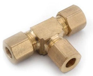 3/8 COMP TEE LEAD FREE