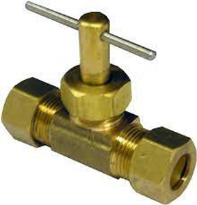3/8" COMPRESSION NEEDLE VALVE LEAD FREE