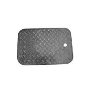 PRECAST #3CCI RECTANGULAR CAST IRON WATER LID PRECAST #3CCI RECTANGULAR CAST IRON WATER LID