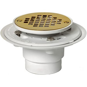 63603 2" x 3" SHOWER DRAIN w/BRASS GRATE 63603 2" x 3" SHOWER DRAIN w/BRASS GRATE