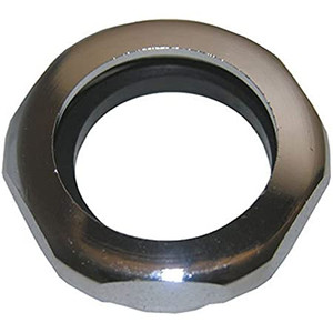 SJ2X 1/2" x 7/16" CHROME PLATED BRASS SLIP JOINT NUT