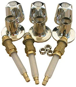 01-9451 PFISTER 3-VALVE TRIM SET WITH STEMS 01-9451 PFISTER 3-VALVE TRIM SET WITH STEMS