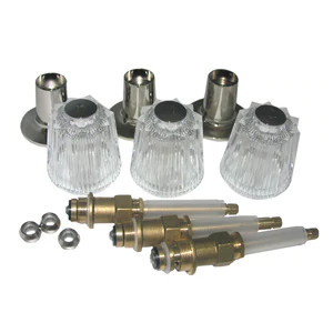 01-9455 PFISTER 3 VALVE TRIM SET WITH STEMS 01-9455 PFISTER 3 VALVE TRIM SET WITH STEMS