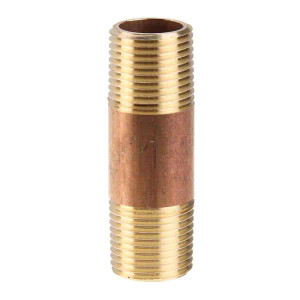 3/8" x 2" BRASS NIPPLE 3/8" x 2" BRASS NIPPLE