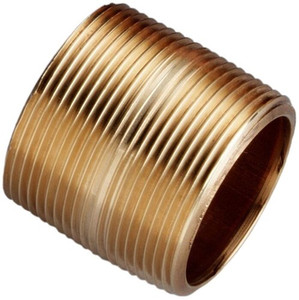 3/8" CLOSE BRASS NIPPLE 3/8" CLOSE BRASS NIPPLE