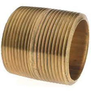 1-1/4" x CLOSE BRASS NIPPLE 1-1/4" x CLOSE BRASS NIPPLE