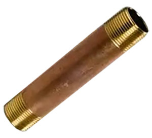 1-1/4" x 3-1/2" BRASS NIPPLE 1-1/4" x 3-1/2" BRASS NIPPLE