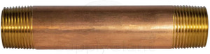 1-1/4" x 5" BRASS NIPPLE 1-1/4" x 5" BRASS NIPPLE