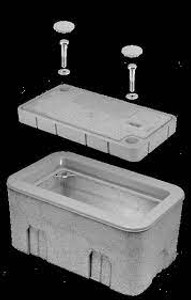 B03BOX CONCRETE METER BOX 14" x 8"