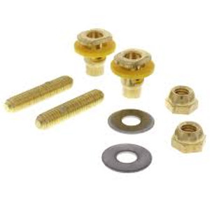 SETFAST 42443 5/16" X 2-1/4" BRASS SELF ADJUSTING CLOSET BOLTS SETFAST 42443 5/16" X 2-1/4" BRASS SELF ADJUSTING CLOSET BOLTS