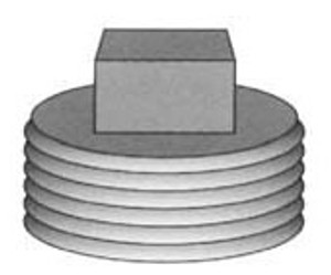 867422C 3/8" CHROME PLATED BRASS PLUG LF