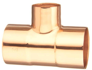 1-1/4" x 3/4" x 1/2" C x C x C TEE